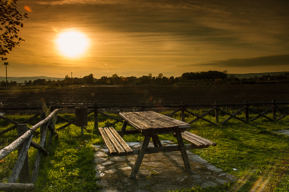 Tramonto da Pieve a Sietina - Capolona